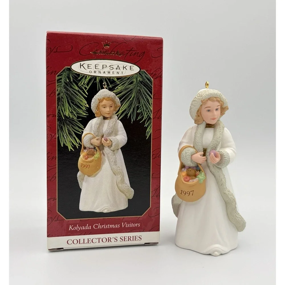 Hallmark Keepsake Ornament Kolyada Christmas Visitors 1997 Russia 3rd QX6172 VTG
